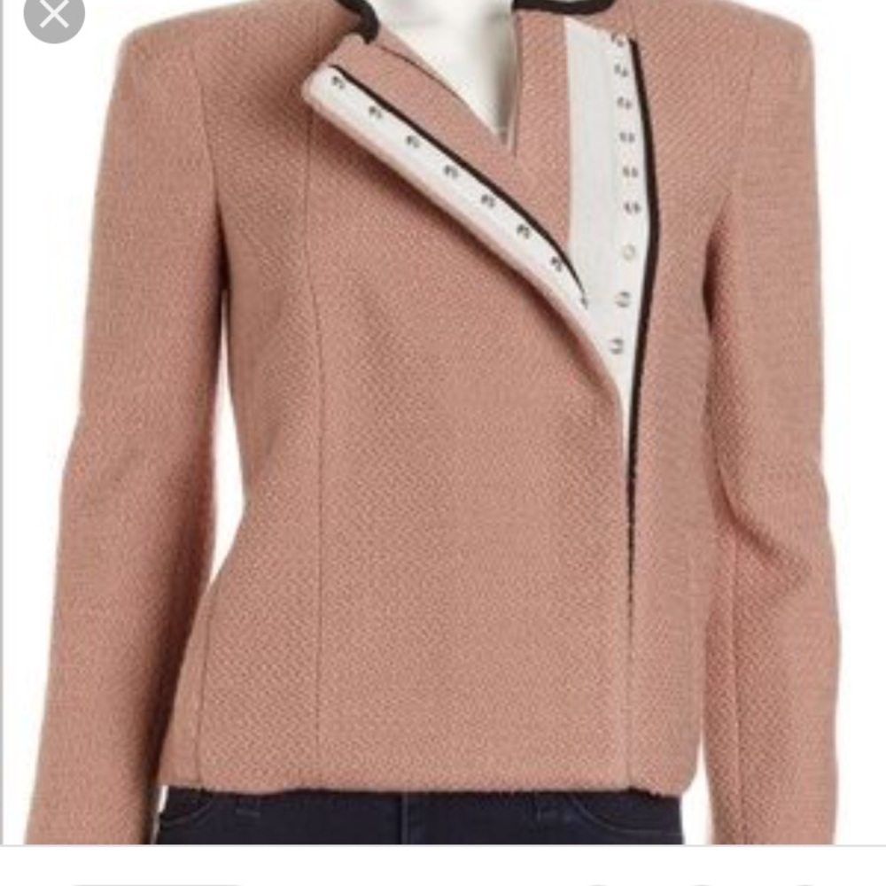 Diane Von furstenberg emily jacket light mocha 6